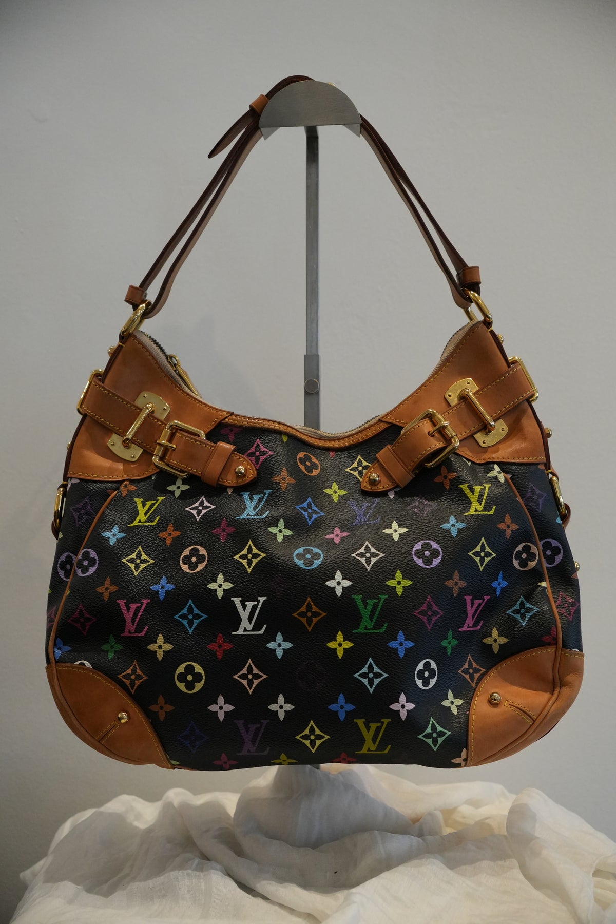 Louis Vuitton Black Murakami Handbag