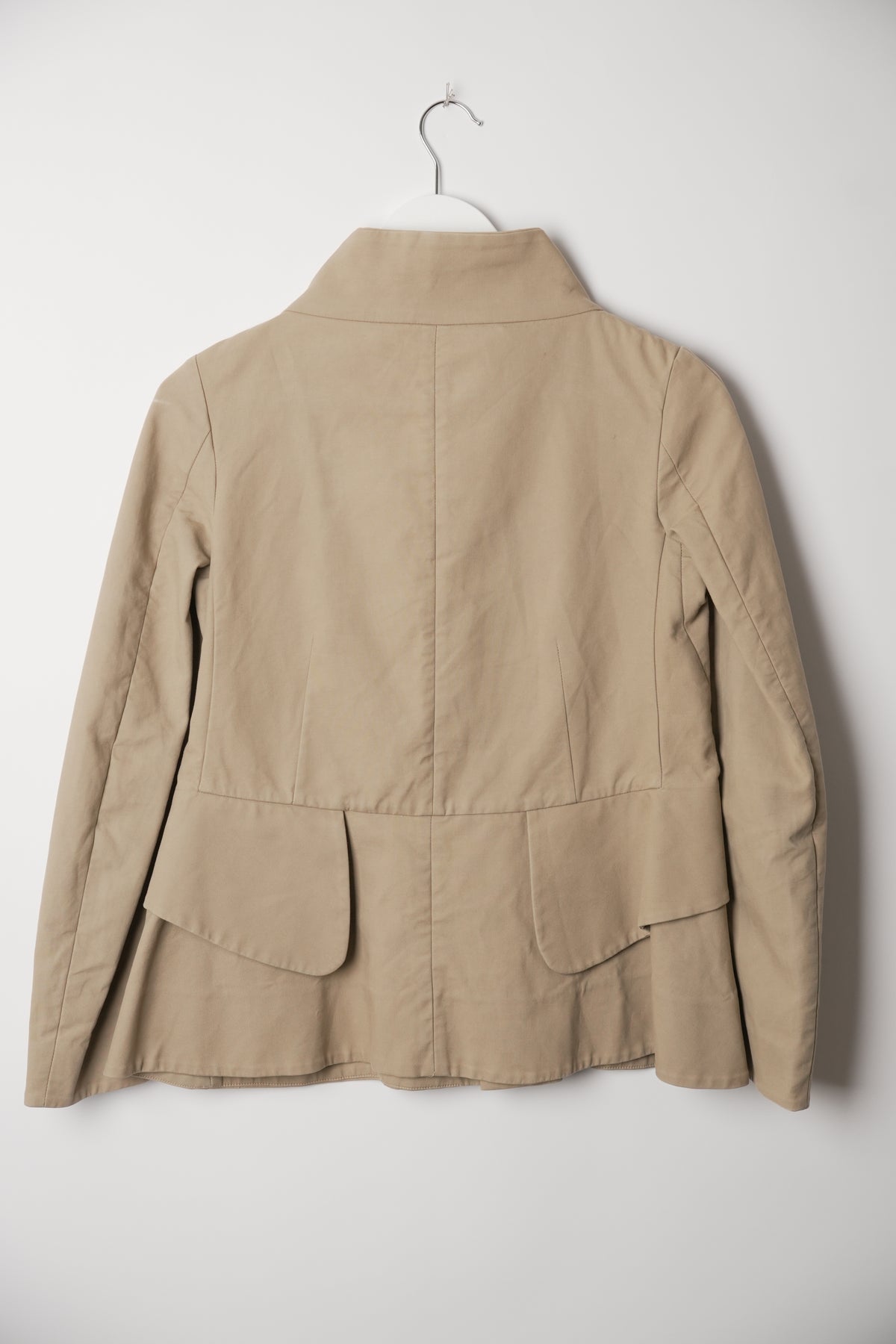 Marni Funnel Neck Peplum Corset Jacket