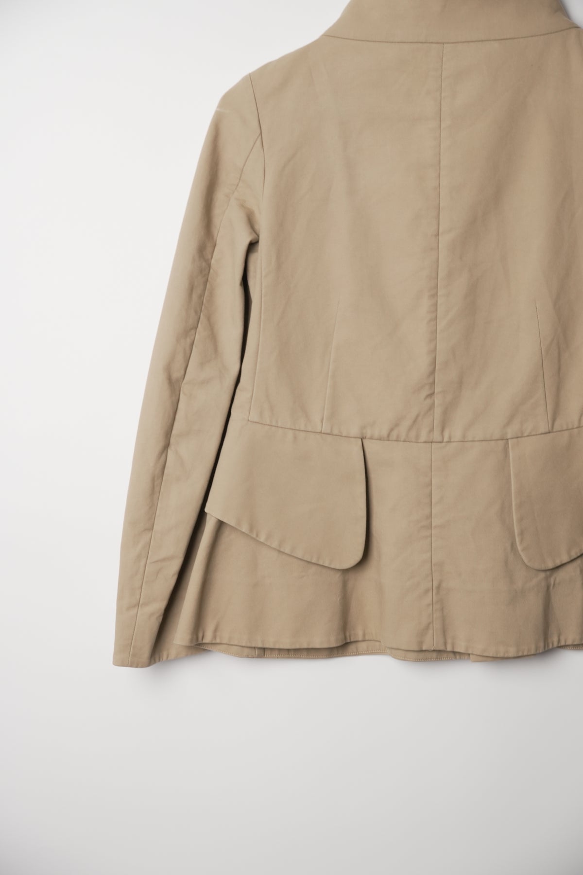 Marni Funnel Neck Peplum Corset Jacket