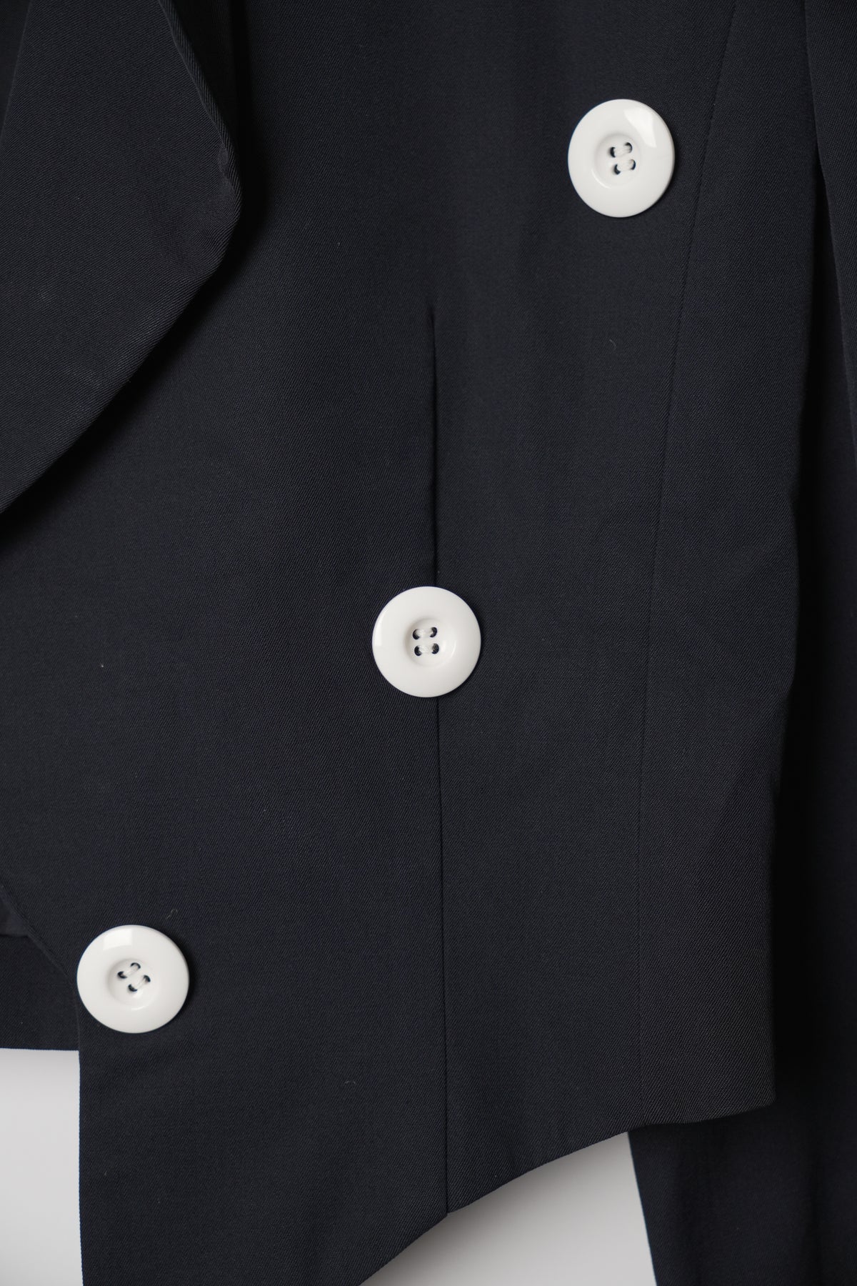 Christian Dior Cropped Napoleon Collarless Blazer