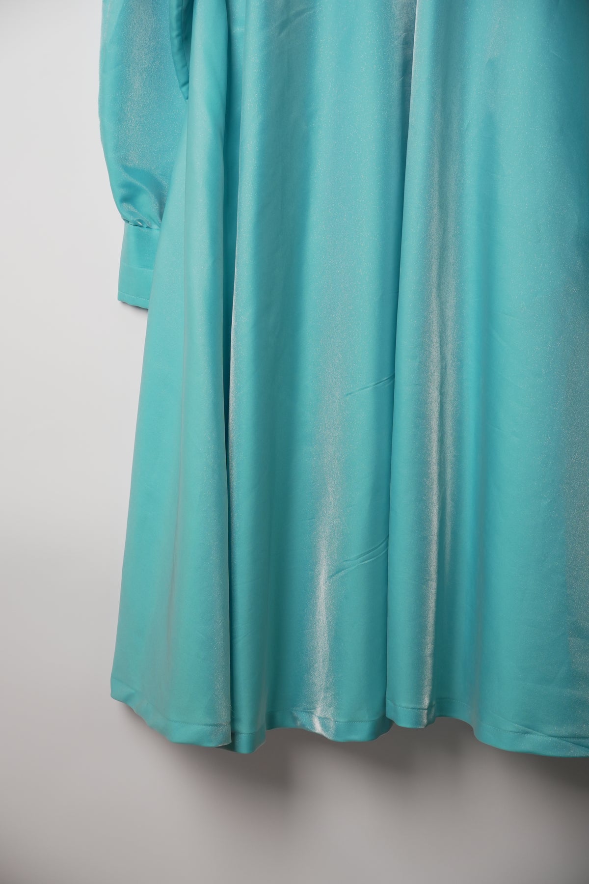 Yves Saint Laurent Light Blue Nylon Coat