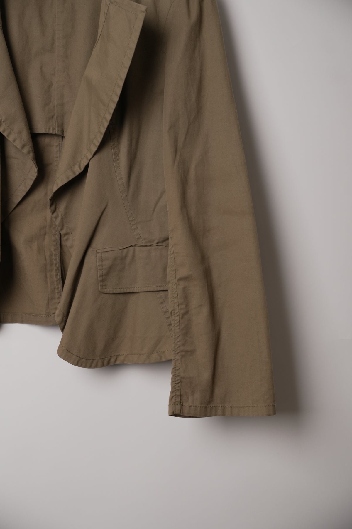 DKNY Khaki Waterfall Jacket