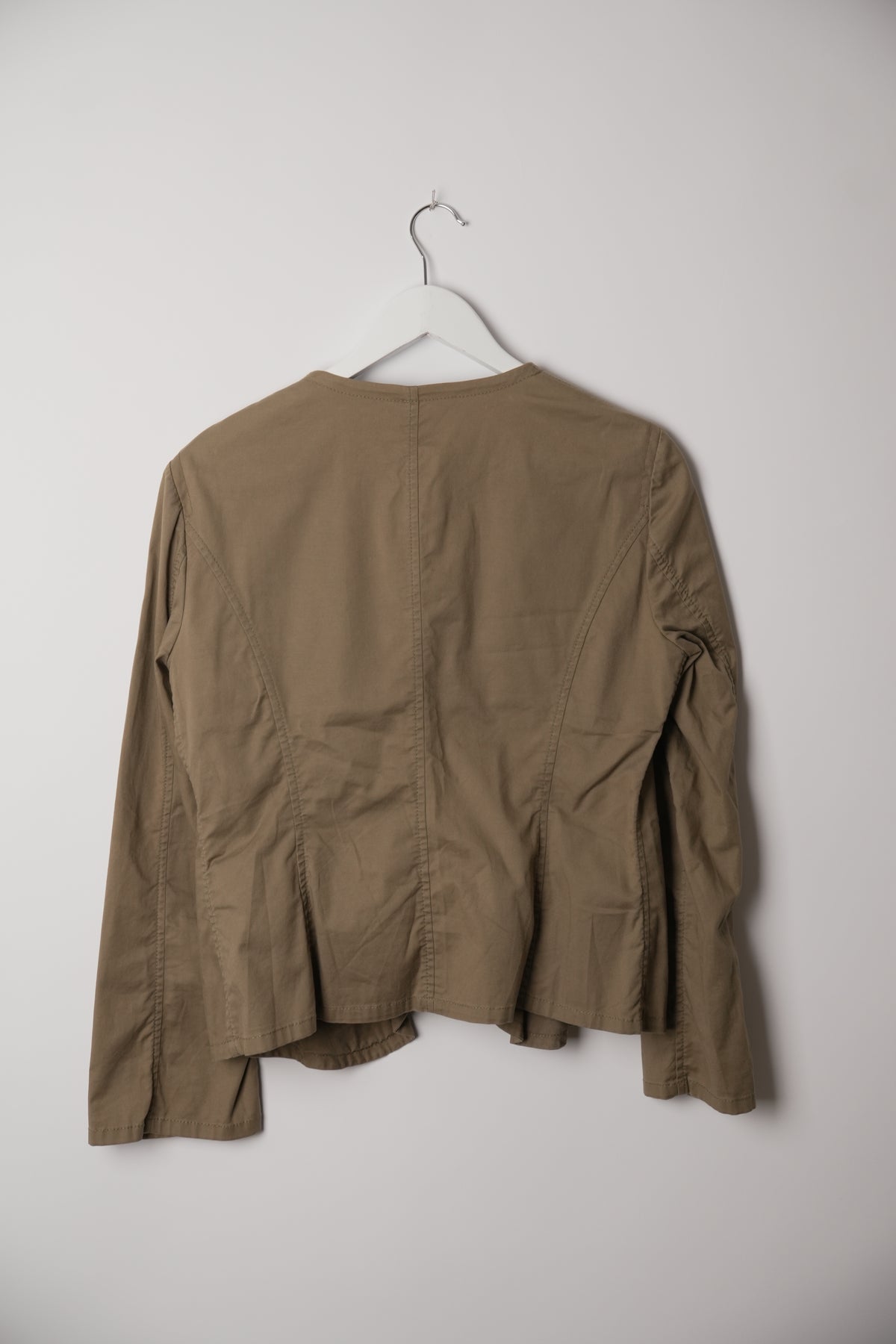 DKNY Khaki Waterfall Jacket