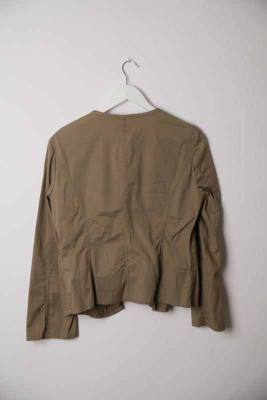 DKNY Khaki Waterfall Jacket