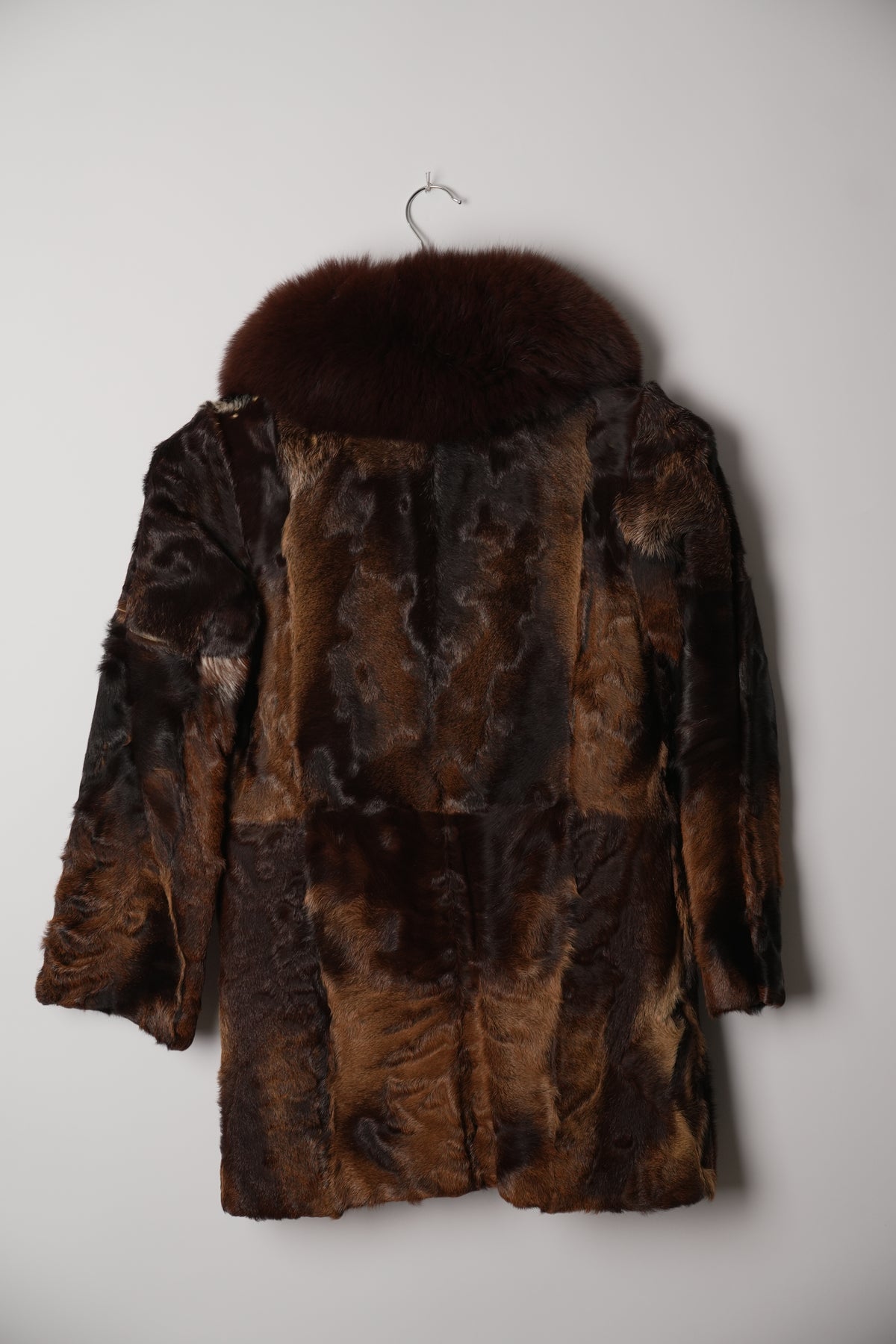 Revillon Fur Brown Patchwork Coat