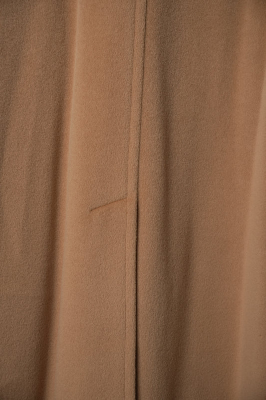 Max Mara Camel Double Breasted Long Coat