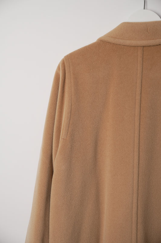 Max Mara Camel Double Breasted Long Coat