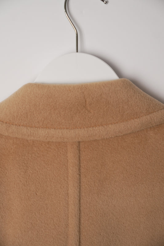 Max Mara Camel Double Breasted Long Coat