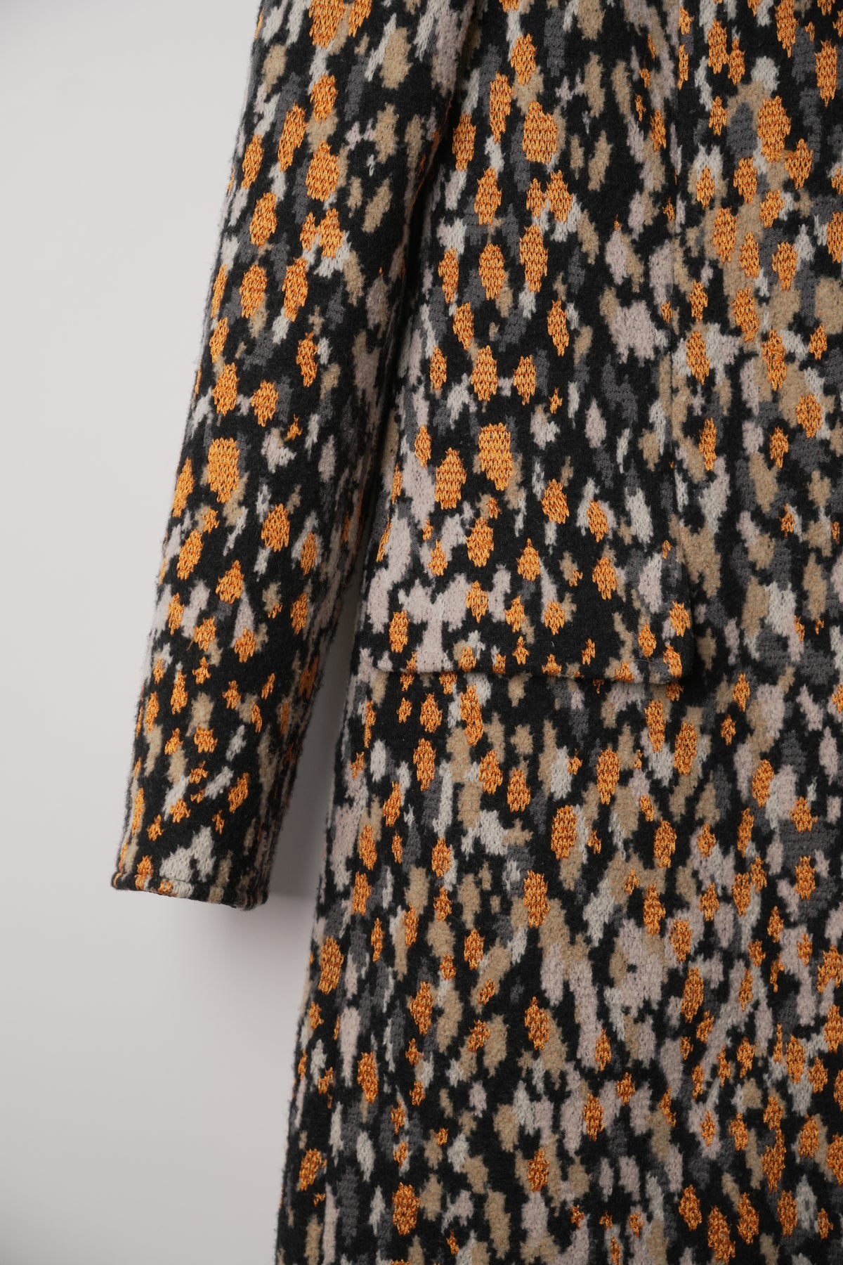 Missoni Multi Colour Leopard Wool Coat
