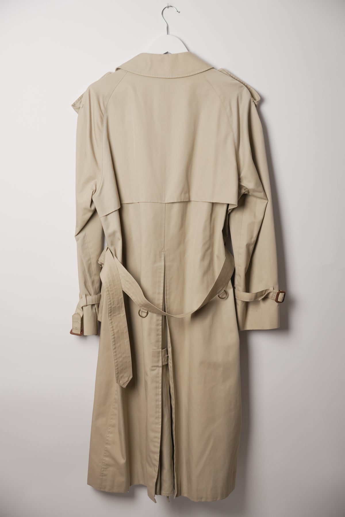 Aquascutum Double Breasted Beige Trench Coat