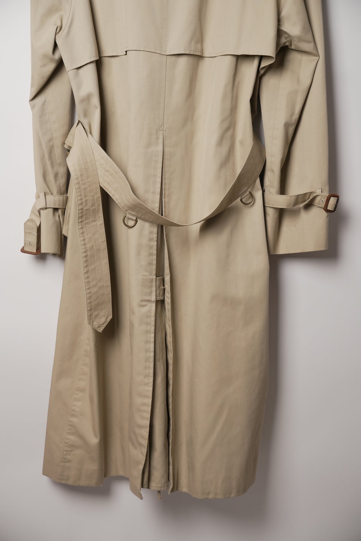 Aquascutum Double Breasted Beige Trench Coat