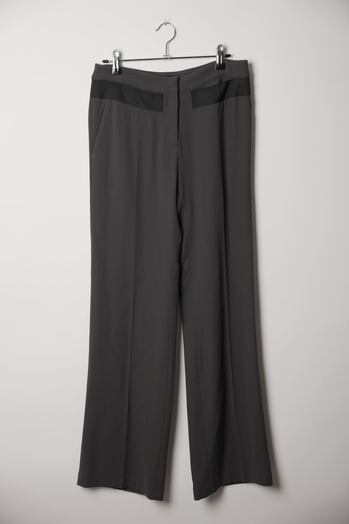 Fendi Purple Pants w Ribbon Pocket Detail