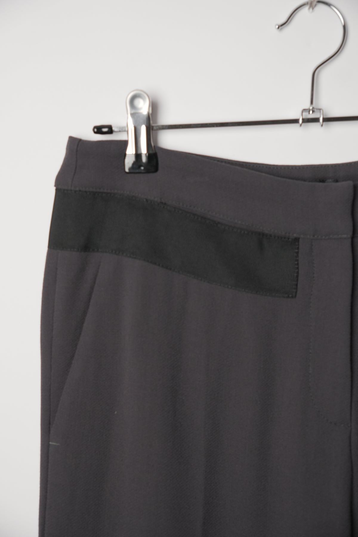 Fendi Purple Pants w Ribbon Pocket Detail