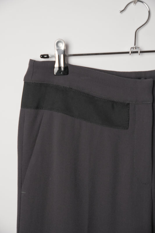 Fendi Purple Pants with Ribbon Pocket Detail