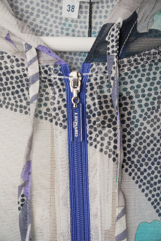 Leonard Floral Seashell Zip Up Hoodie Jacket