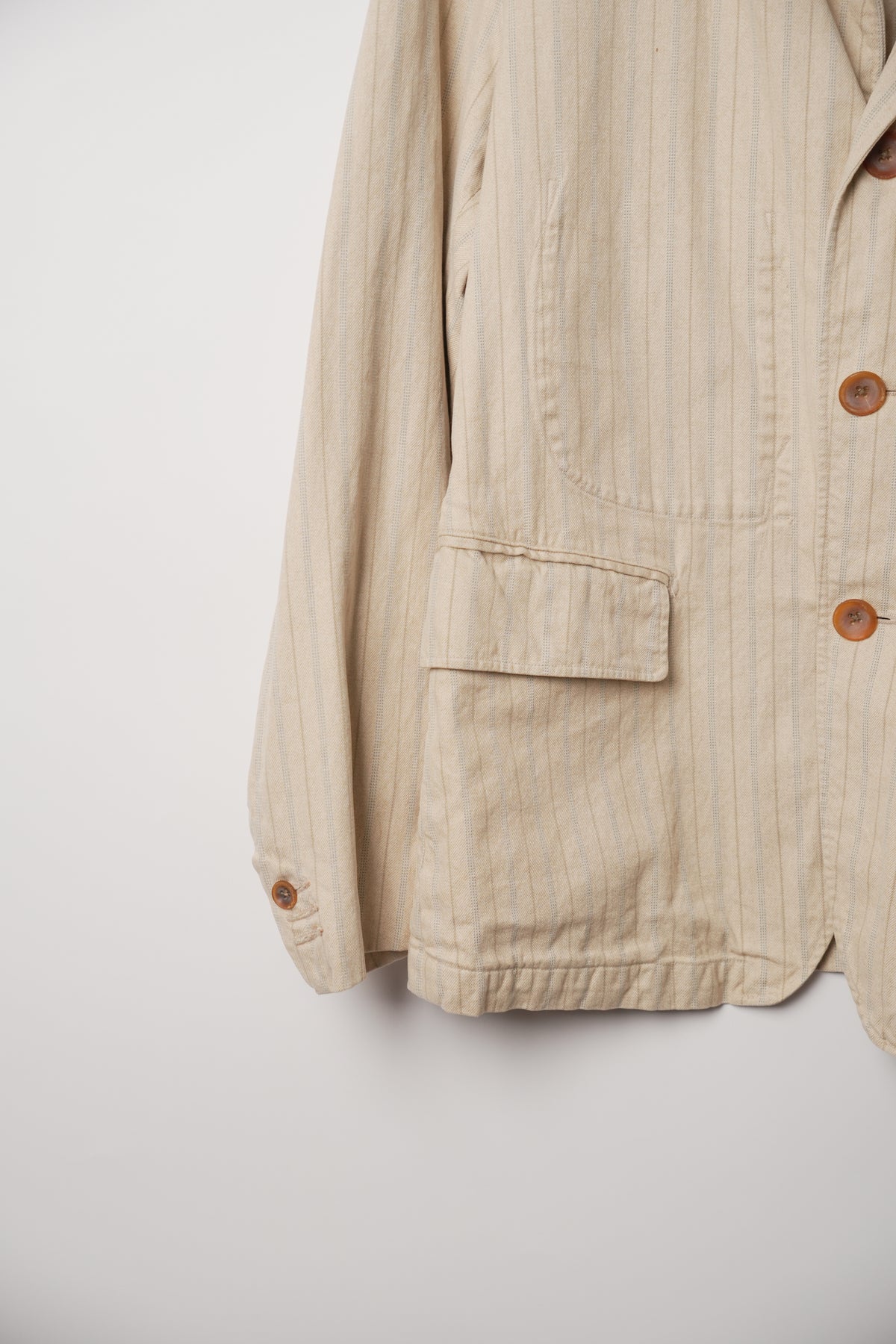 45rpm Beige Stripe Sports Jacket