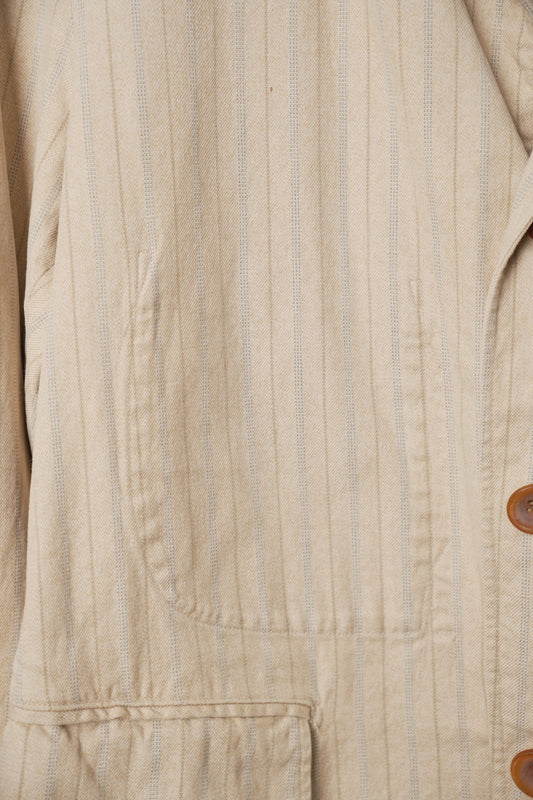 45rpm Beige Stripe Sports Jacket