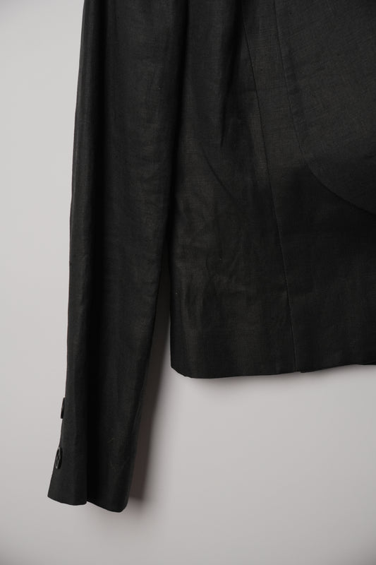 Chloe Black Large Lapel Blazer