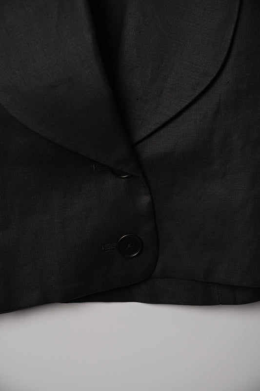 Chloe Black Large Lapel Blazer