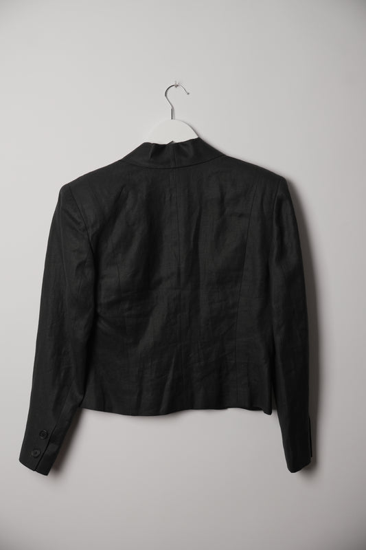 Chloe Black Large Lapel Blazer