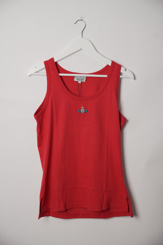 Vivienne Westwood MAN Red Orb Logo Tank