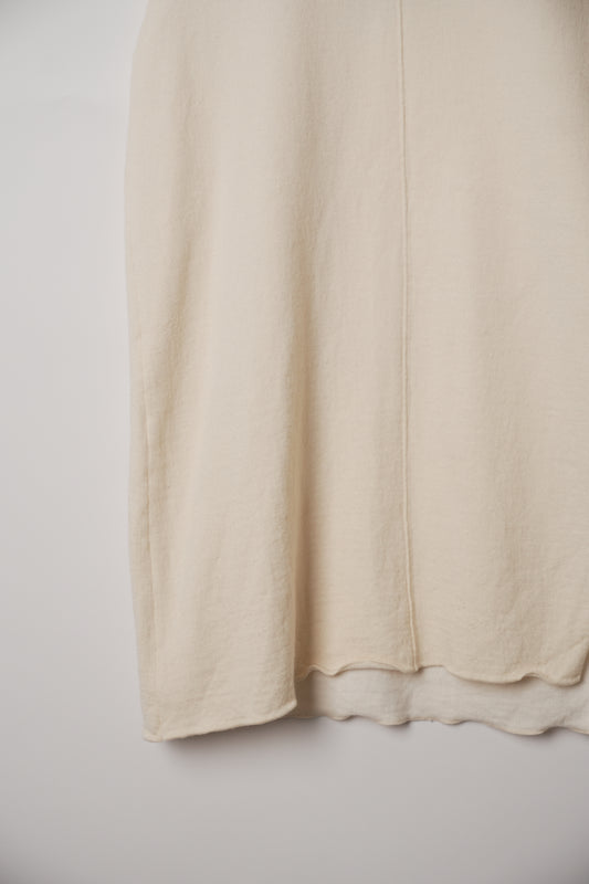 Studio Nicholson Sleeveless Merino Wool Vest with Asymmetric Slit