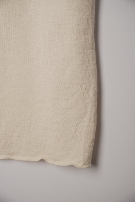 Studio Nicholson Sleeveless Merino Wool Vest with Asymmetric Slit