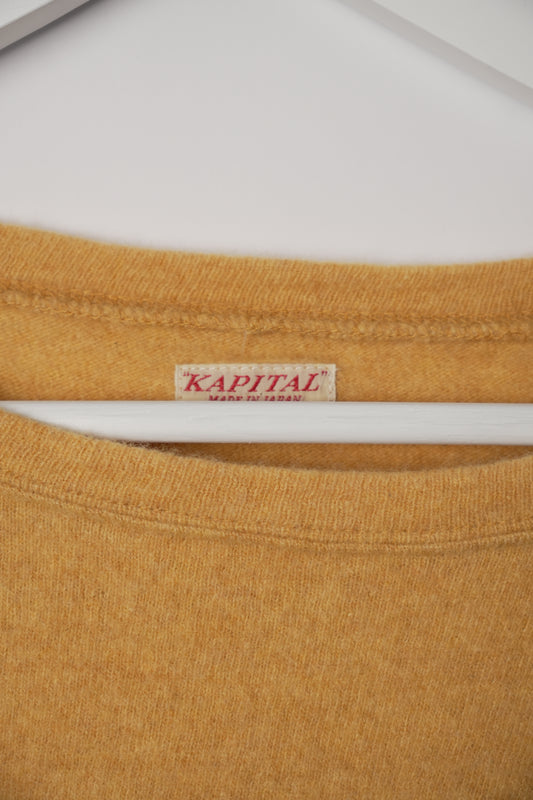 Kapital Mustard Short Sleeve Pocket Knit