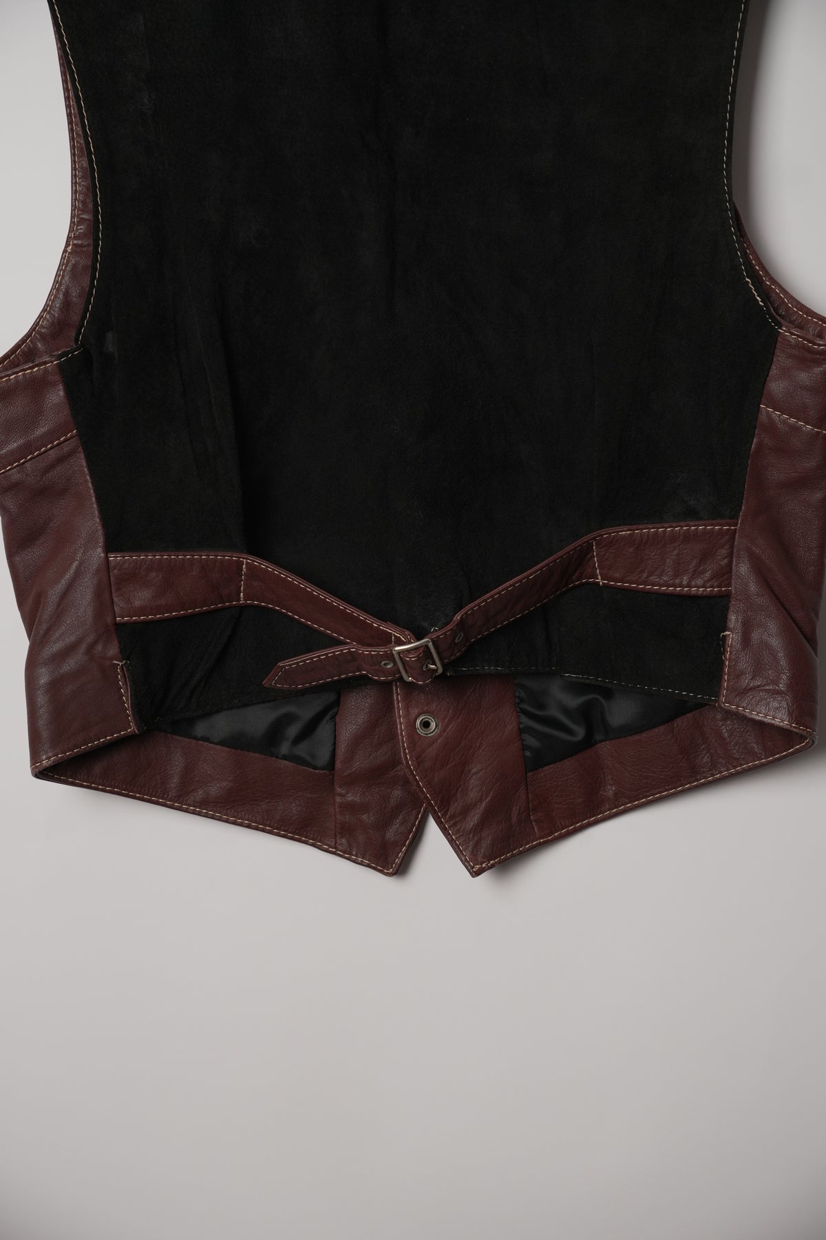 Junior Gaultier Brown Leather Vest