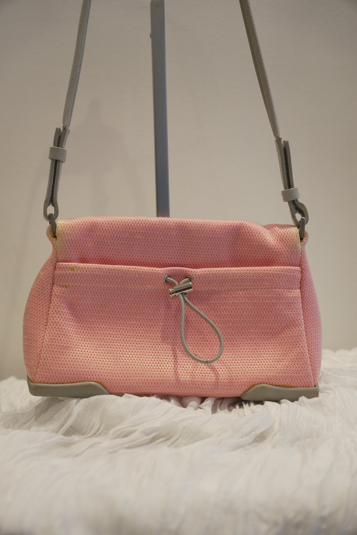 Prada Sports Pink Perforated SS1999 Handbag