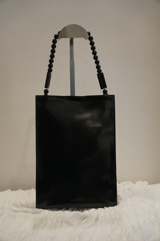 Jean Louis Scherrer Beaded Leather Rectangle Handbag
