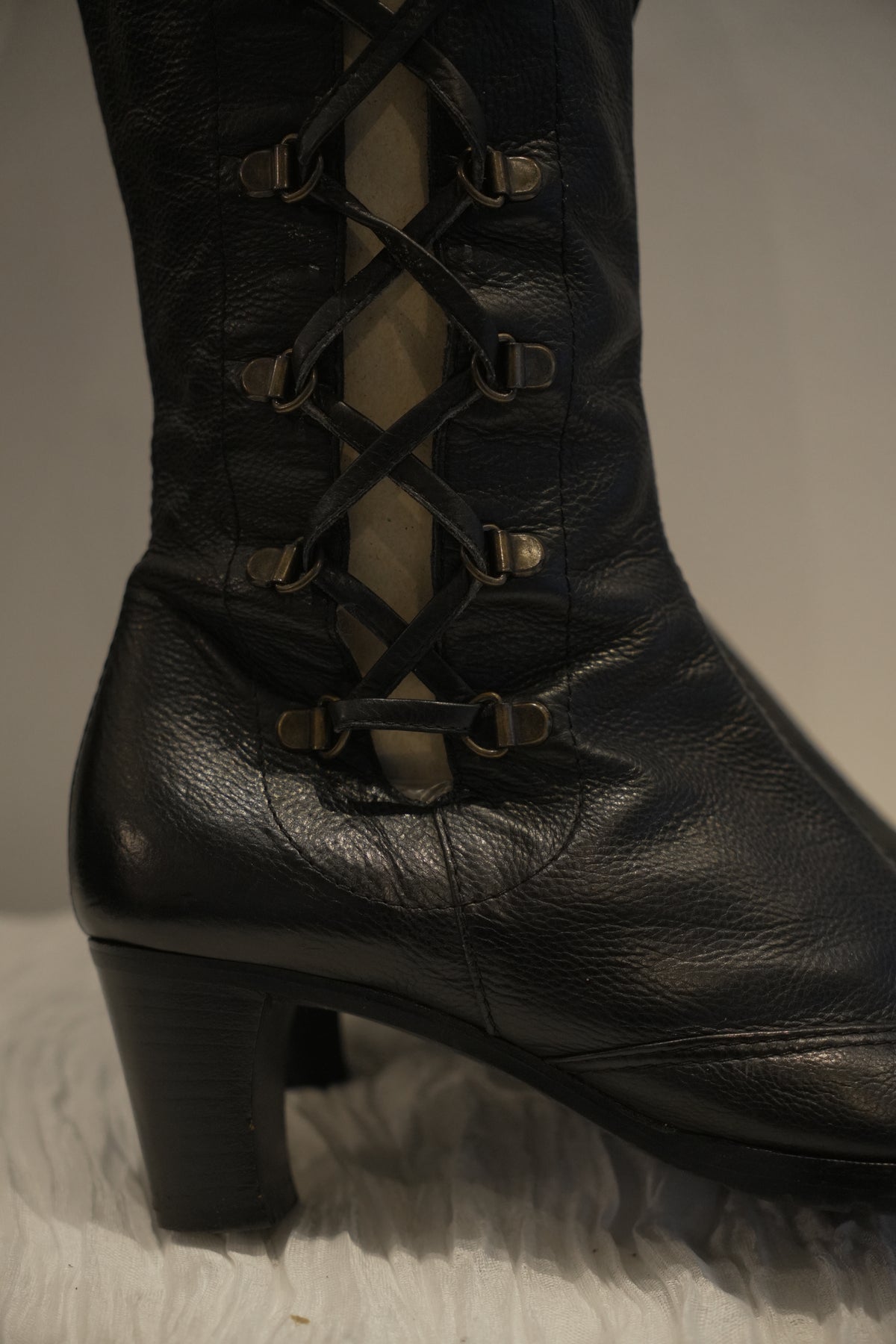 Marc Jacobs Lace Up Knee High Boots Sz37.5