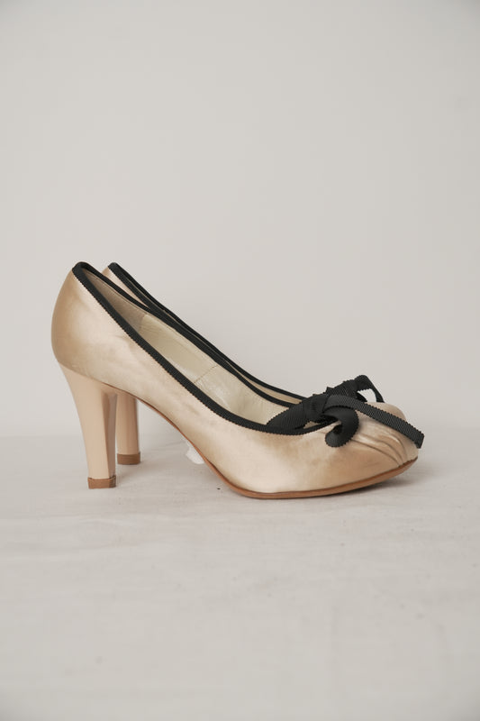 Marc Jacobs Satin Ribbon Ballet Heels Sz36.5