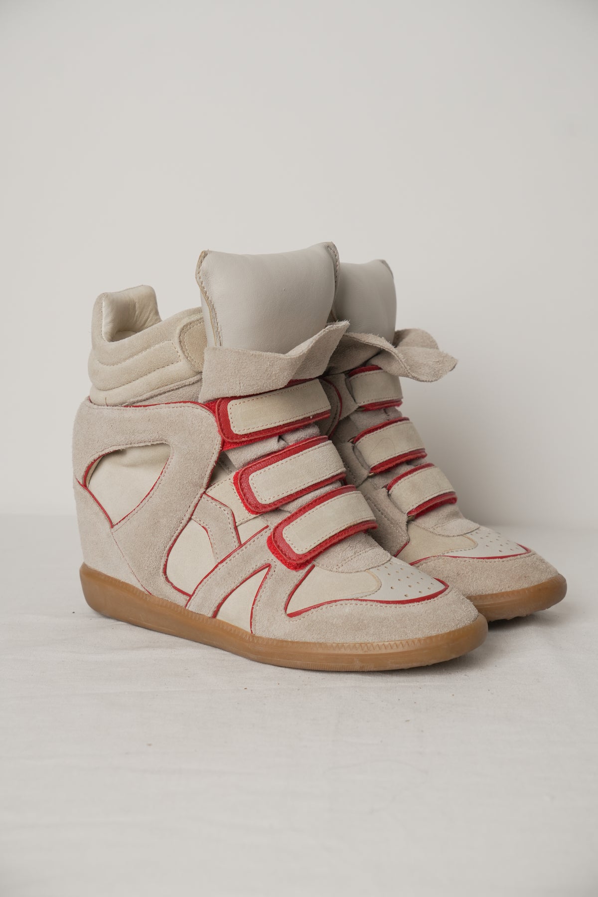 Isabel Marant Wedge Suede Sneakers Sz38