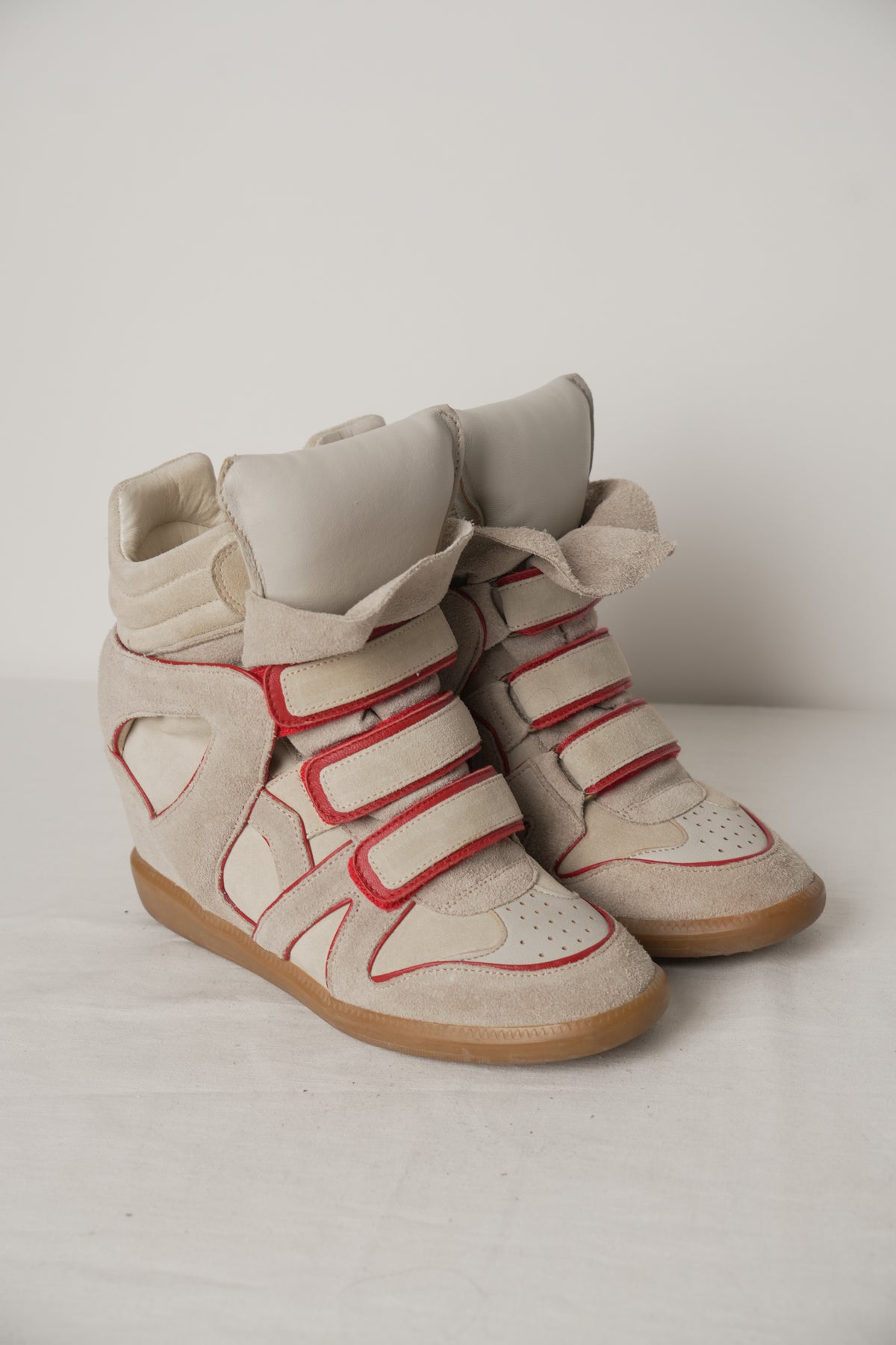 Isabel Marant Wedge Suede Sneakers Sz38