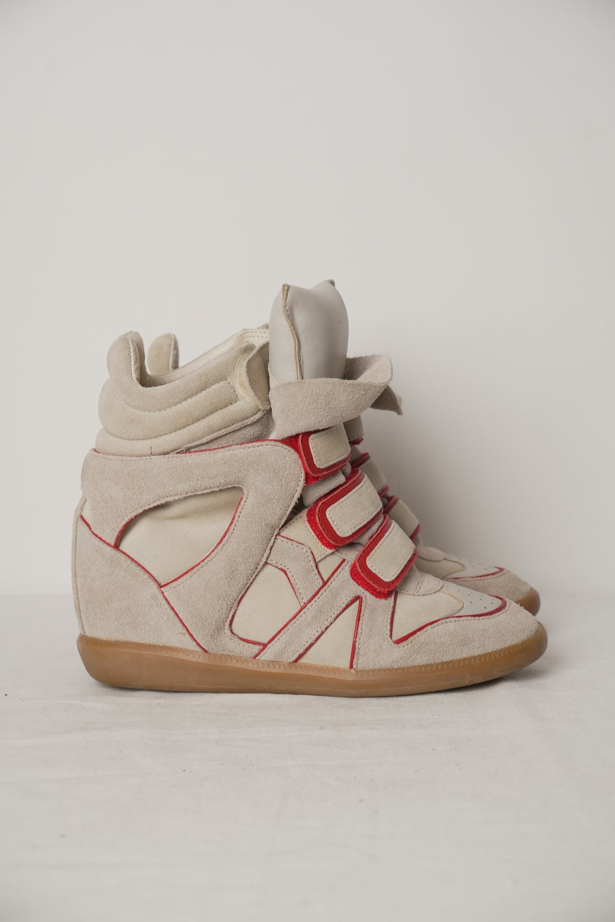 Isabel Marant Wedge Suede Sneakers Sz38