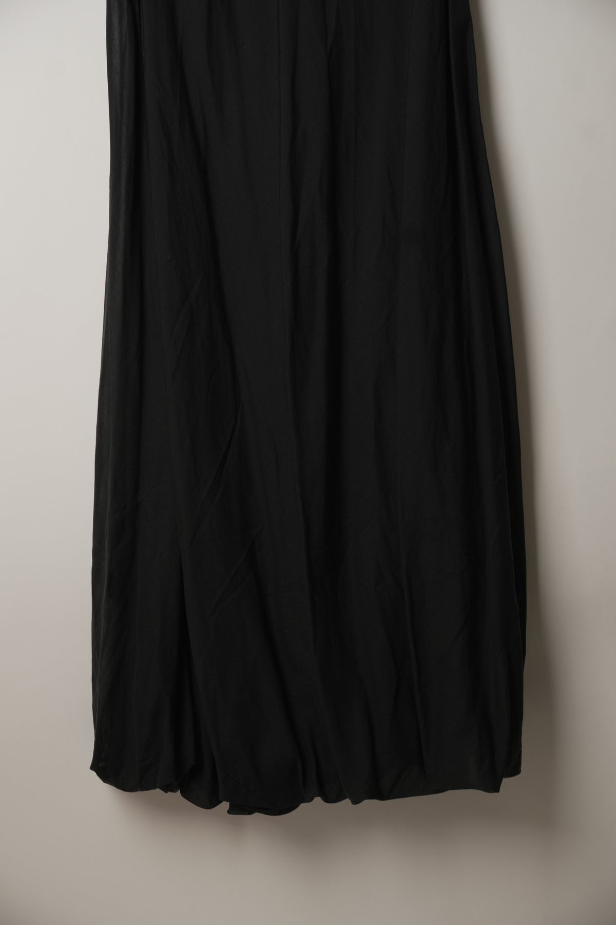 DKNY Black Scoop Neck Sleeveless Balloon Midi Dress
