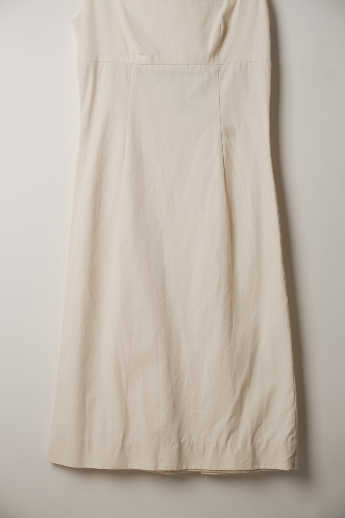 Valentino Square Neck Ruched Bust Midi Dress