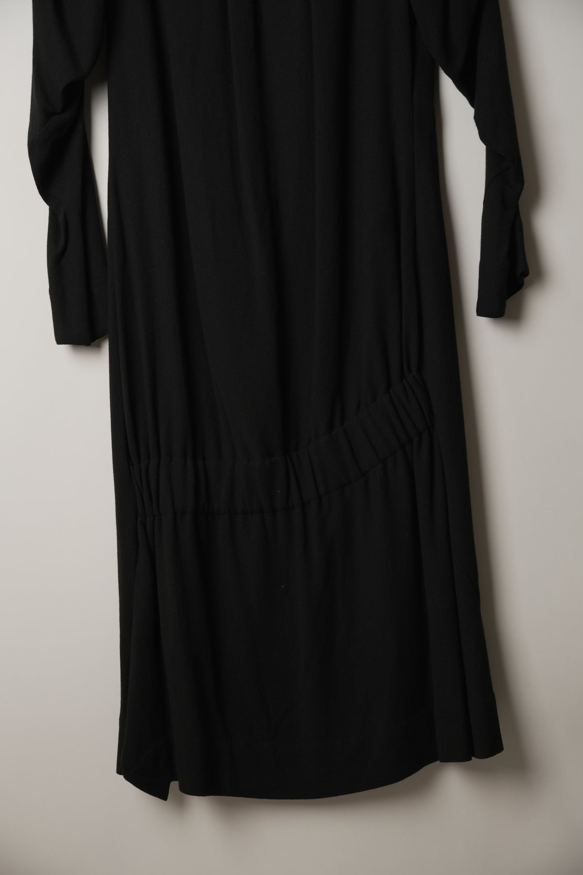 Vivienne Westwood Wide Neck Long Sleeve Asymmetric Waist Mini Dress