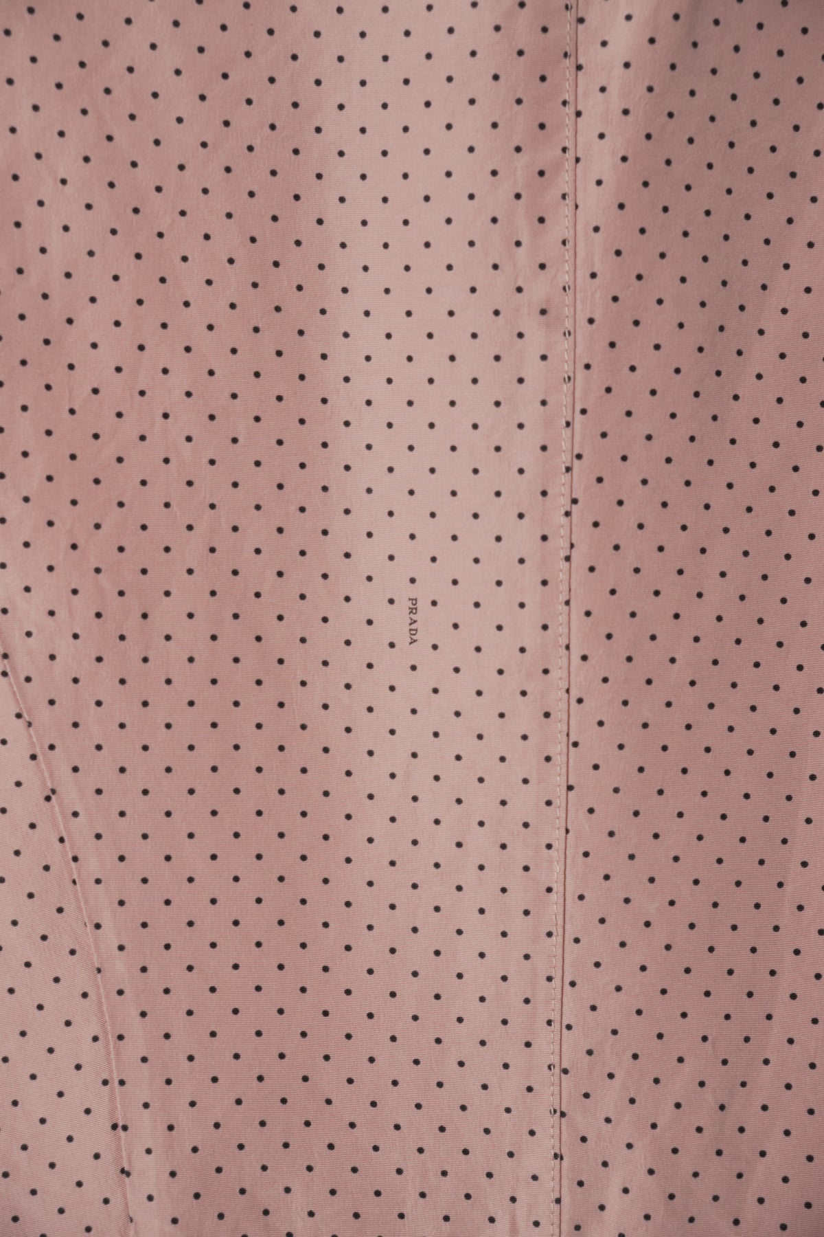 Prada Pink Polka Dot Sleeveless Babydoll Pleat Dress