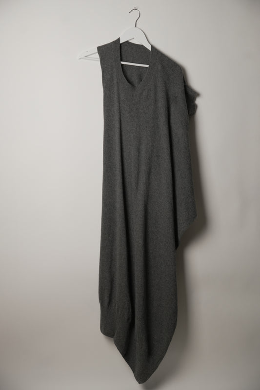 Junya Watanabe Comme des Garcons Sleeveless Asymmetric Knit Dress