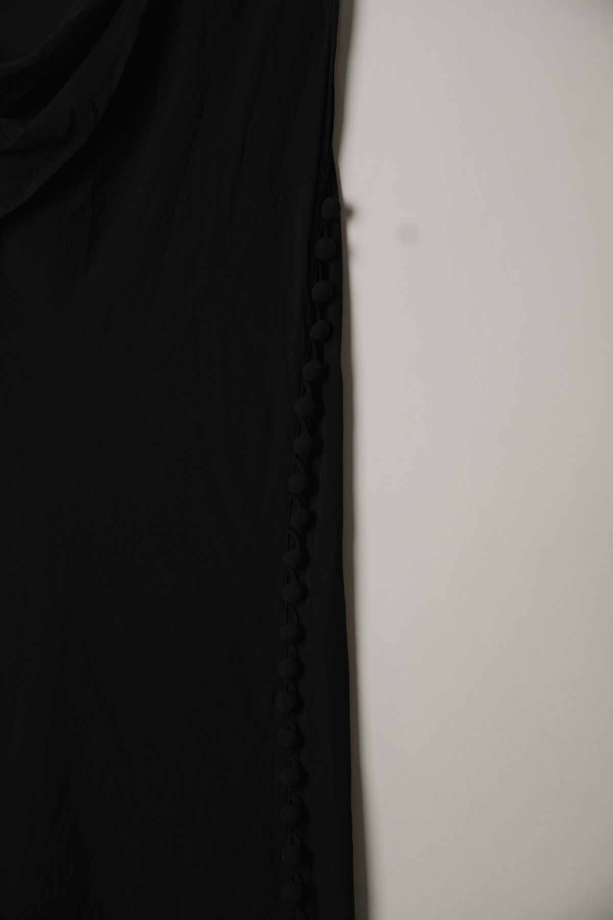 Hiroko Koshino Silk Blend Sleeveless Side Button Down Dress