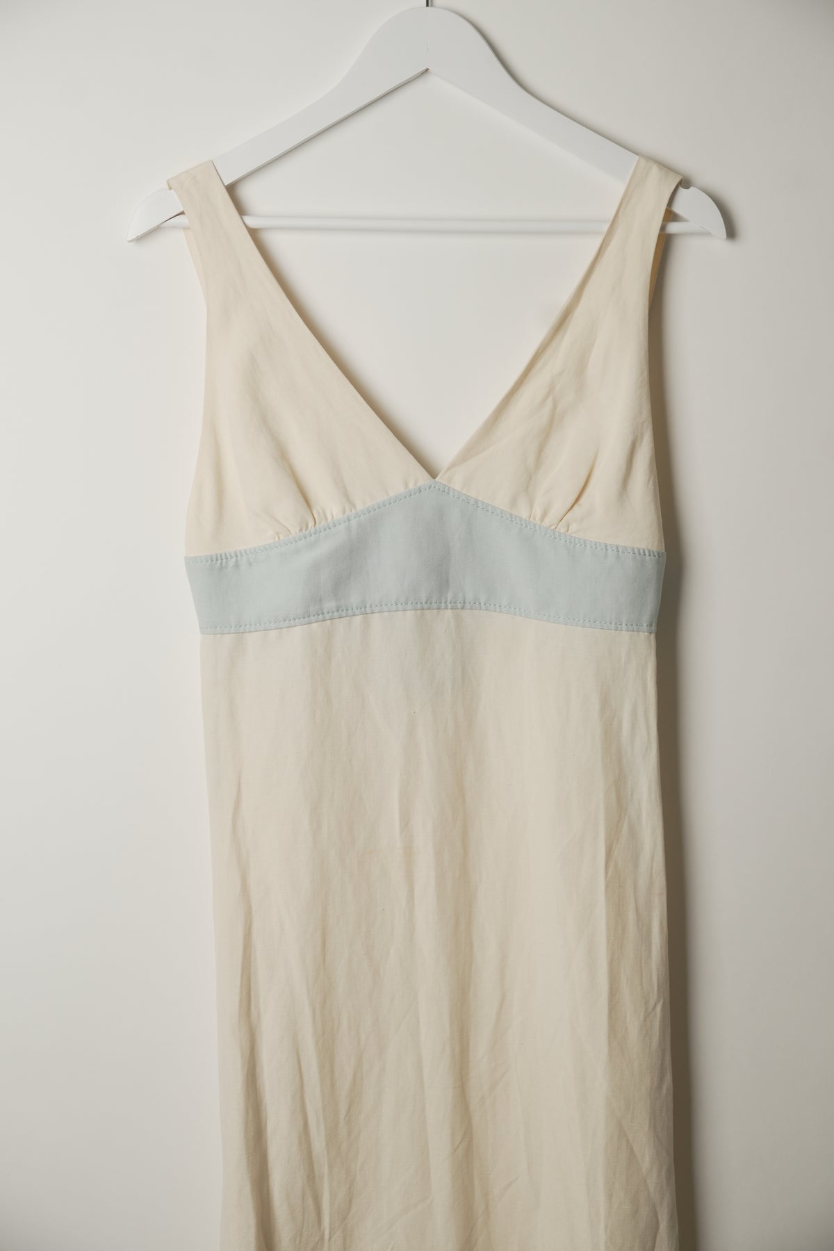 Missoni Sleeveless White Blue Grey Block Straight Midi Dress