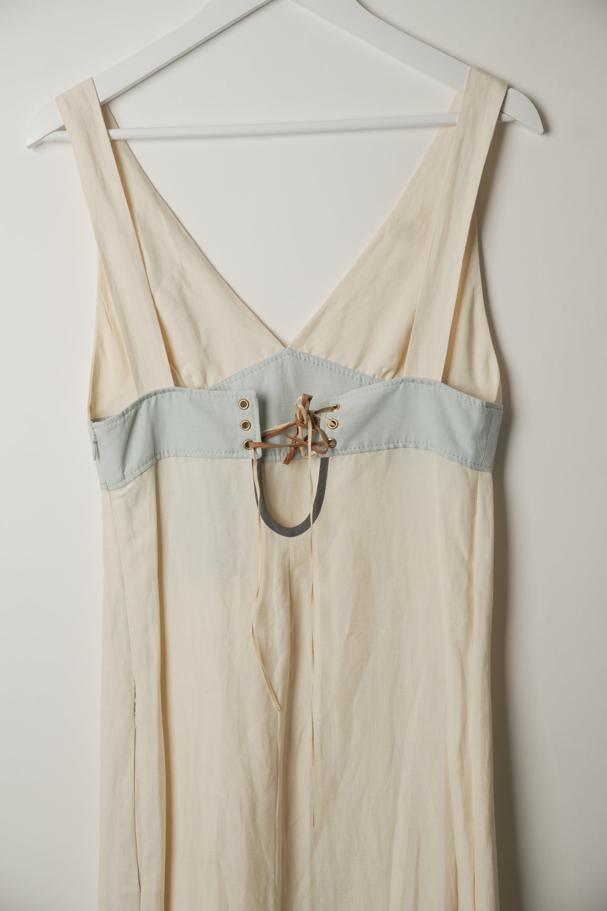 Missoni Sleeveless White Blue Grey Block Straight Midi Dress