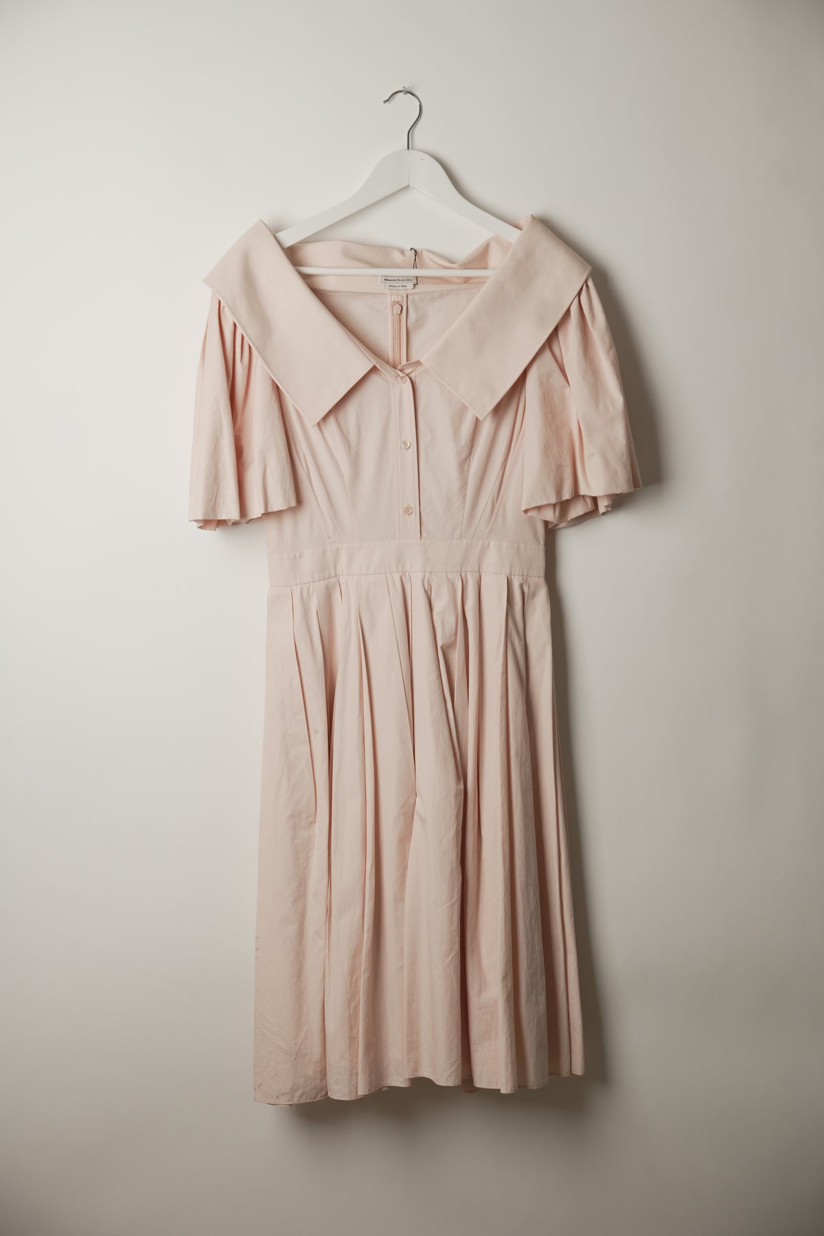 Alexander McQueen Baby Doll Puff SS Pink Dress