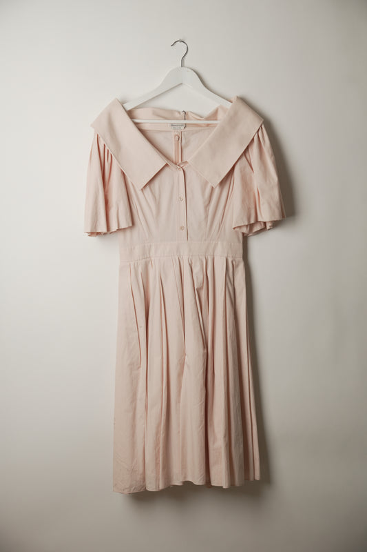 Alexander McQueen Baby Doll Puff SS Pink Dress