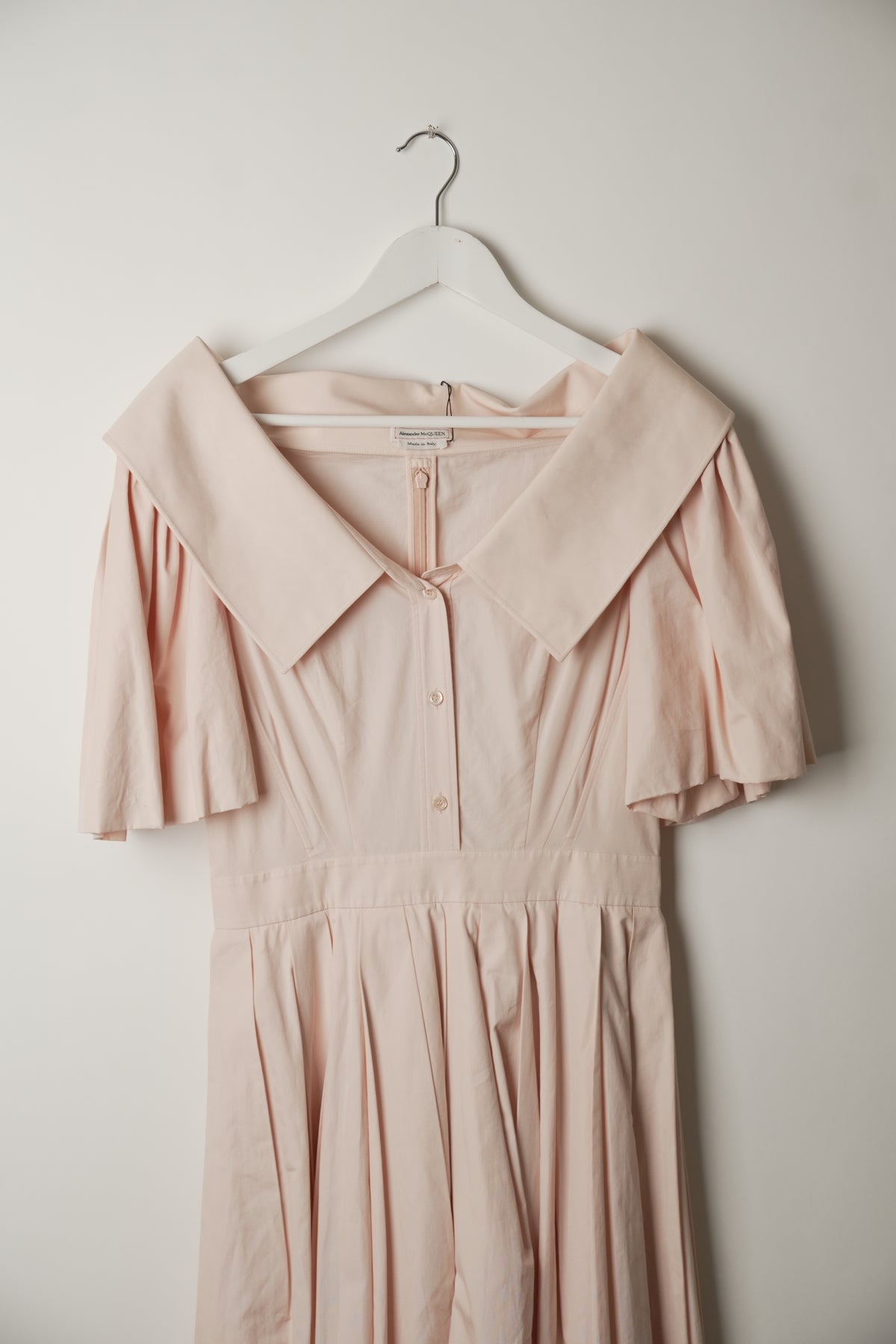 Alexander McQueen Baby Doll Puff SS Pink Dress