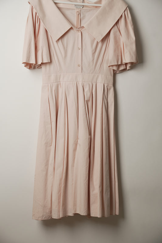Alexander McQueen Baby Doll Puff SS Pink Dress