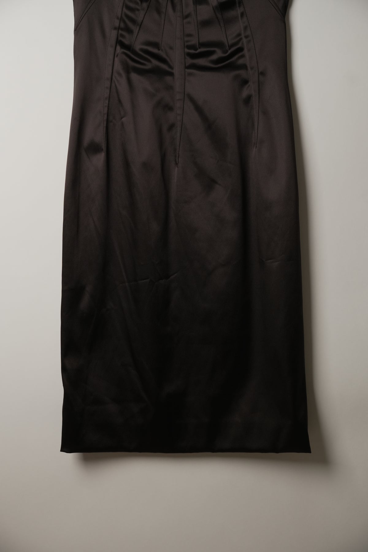 Dolce & Gabbana Pleated Scoop Neck Sleeveless Pencil Dress