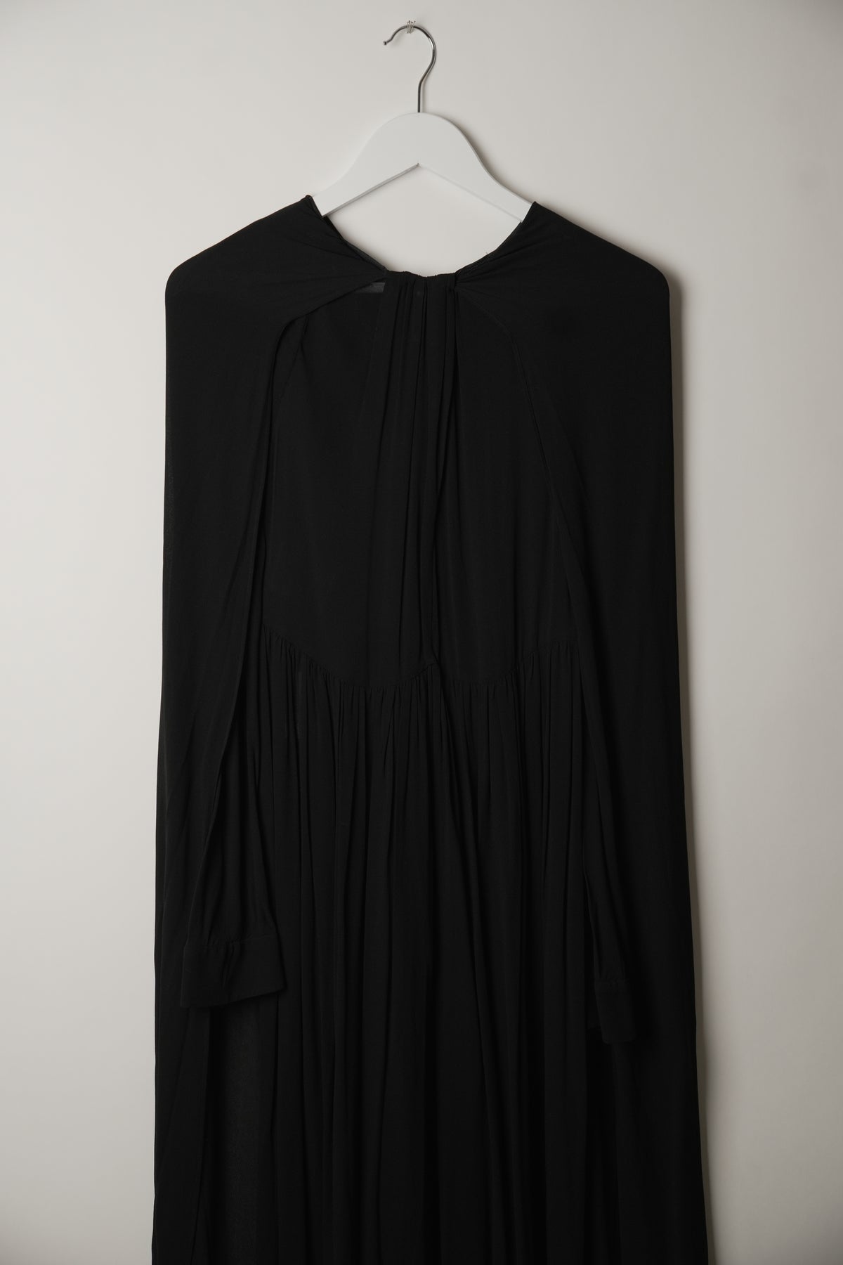 Prada Sheer Black Long Sleeve Dress